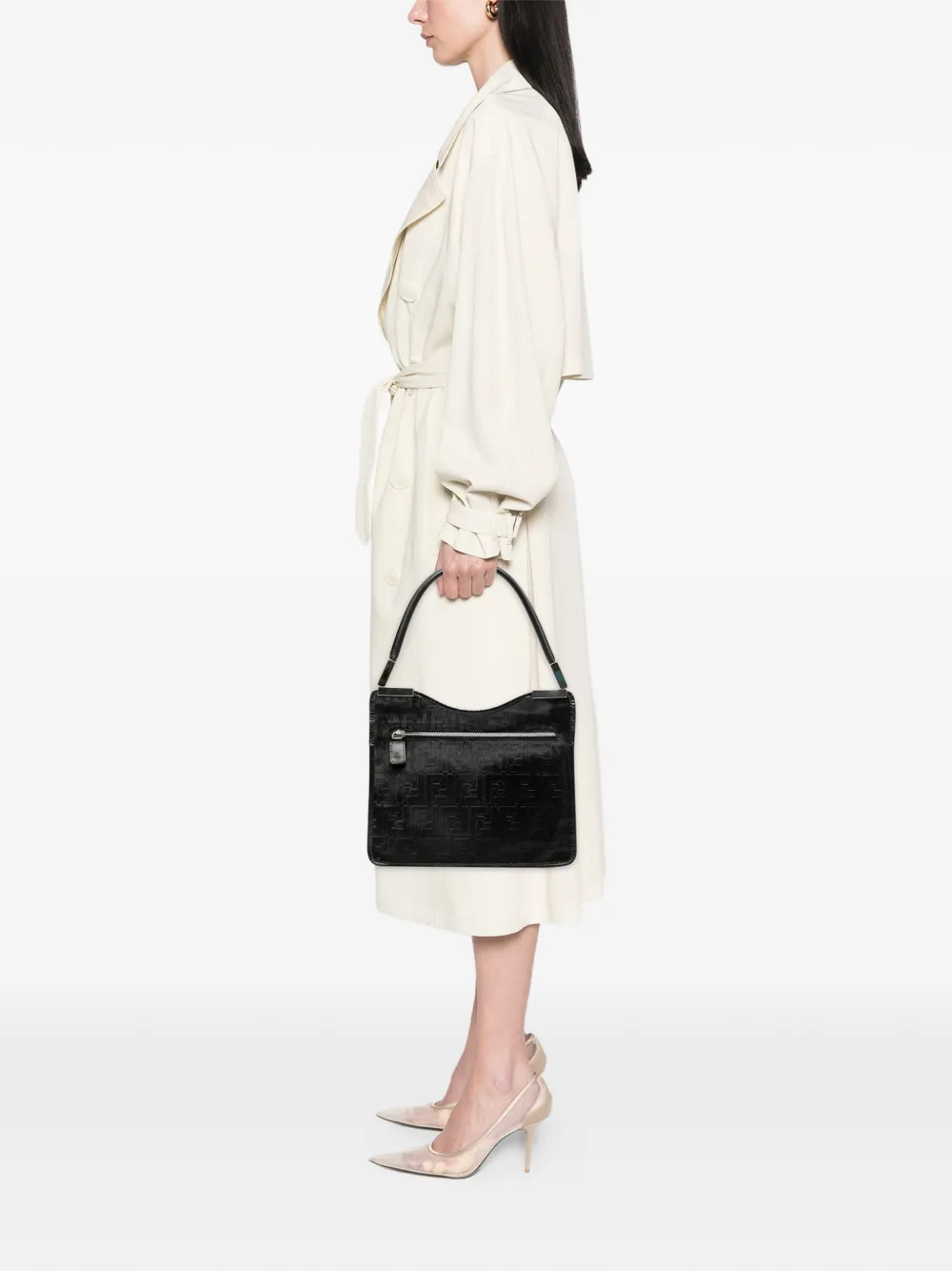 2005 Zucca Pony Hair Shoulder Bag