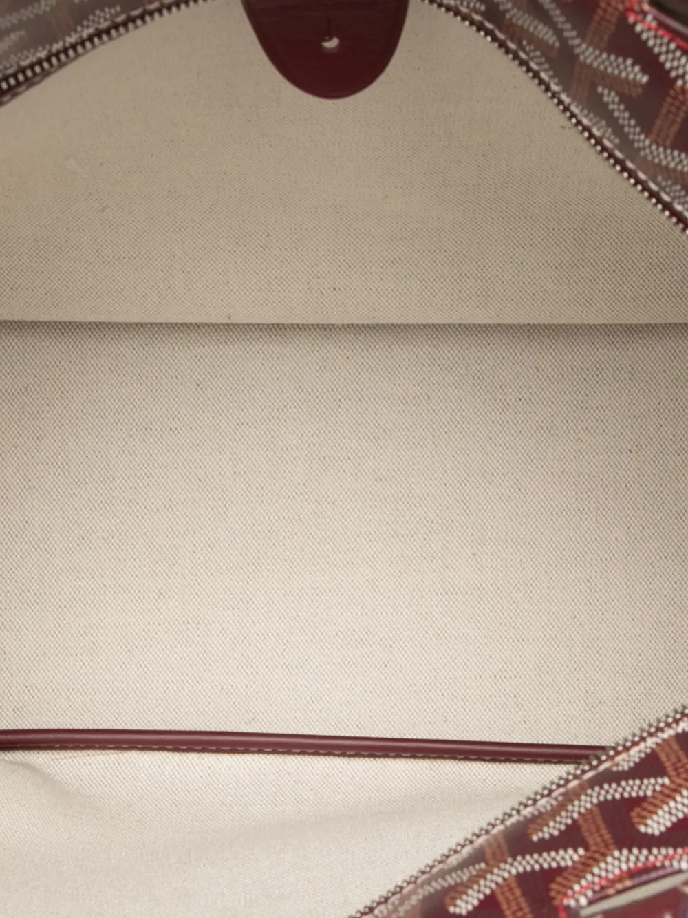 Pre-owned Goyard 2018 Ine Artois Pm Tote Bag In Red