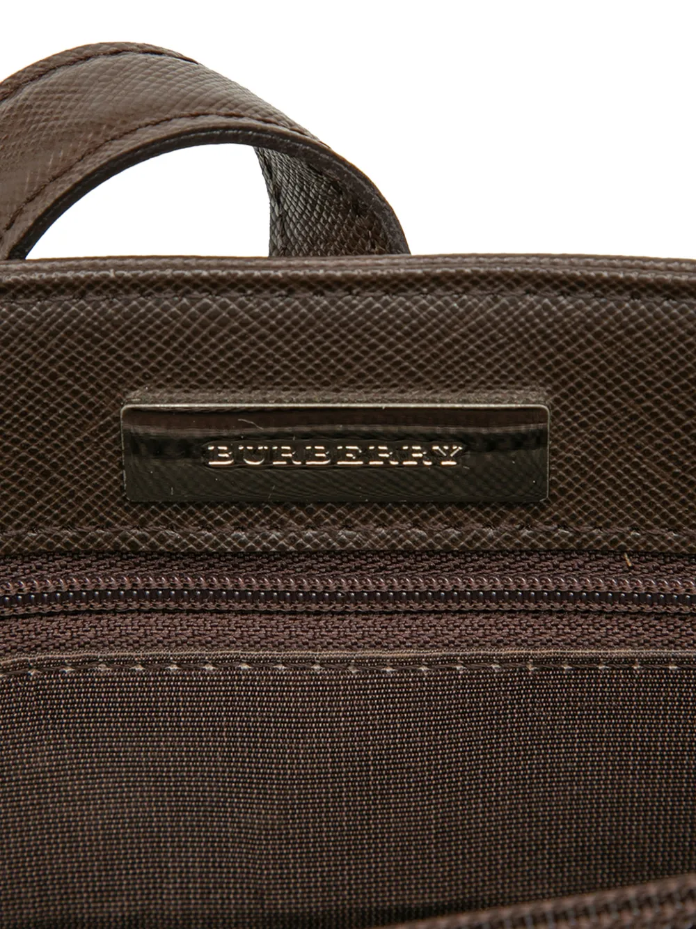 BURBERRY Pre-owned 2000-2017 House Check Canvas Handbag In Brown