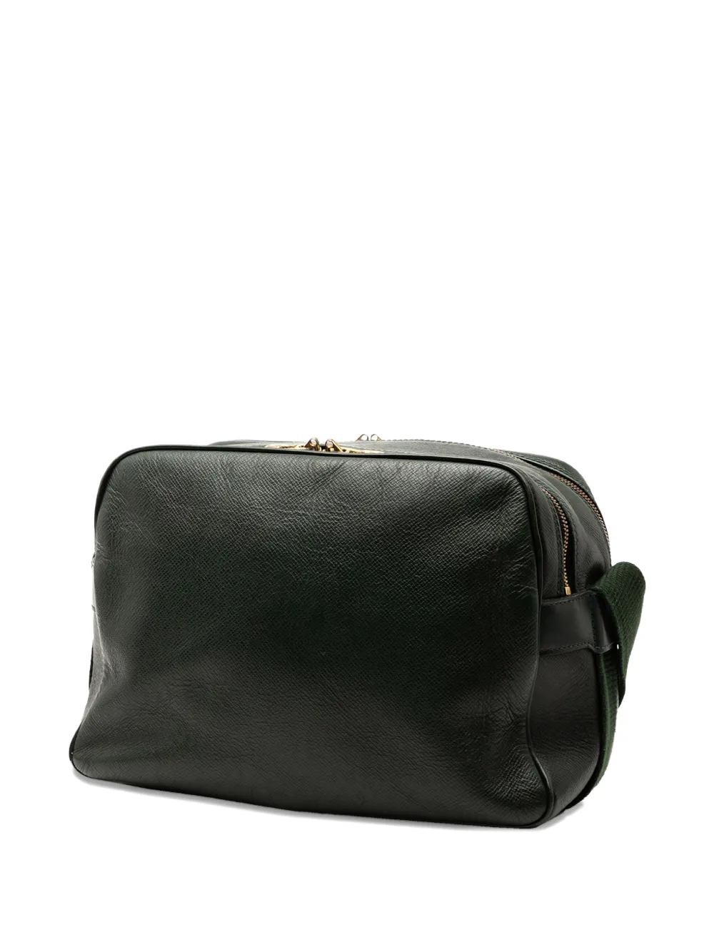 LOUIS VUITTON Pre-owned 1997 Taiga Reporter Pm Crossbody Bag In Green