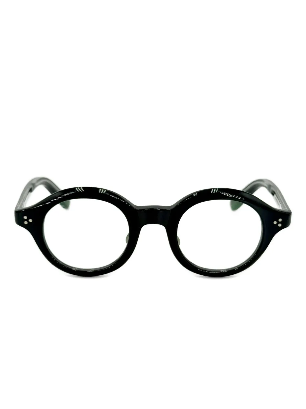 Yellows Plus Richard round-frame glasses | Black | Image 1