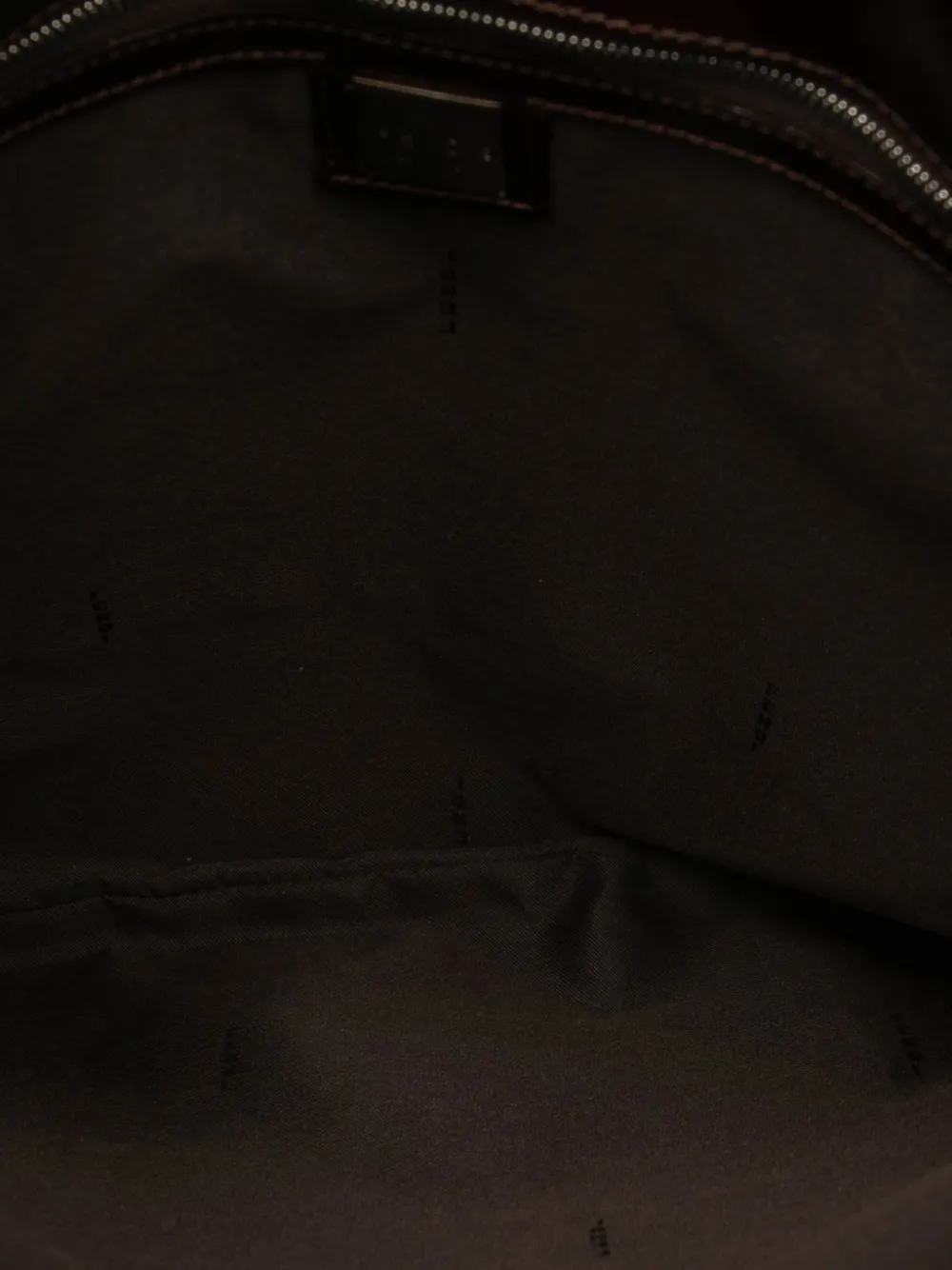 Pre-owned Fendi 2000-2010 Zucca Canvas Tote Bag In Brown