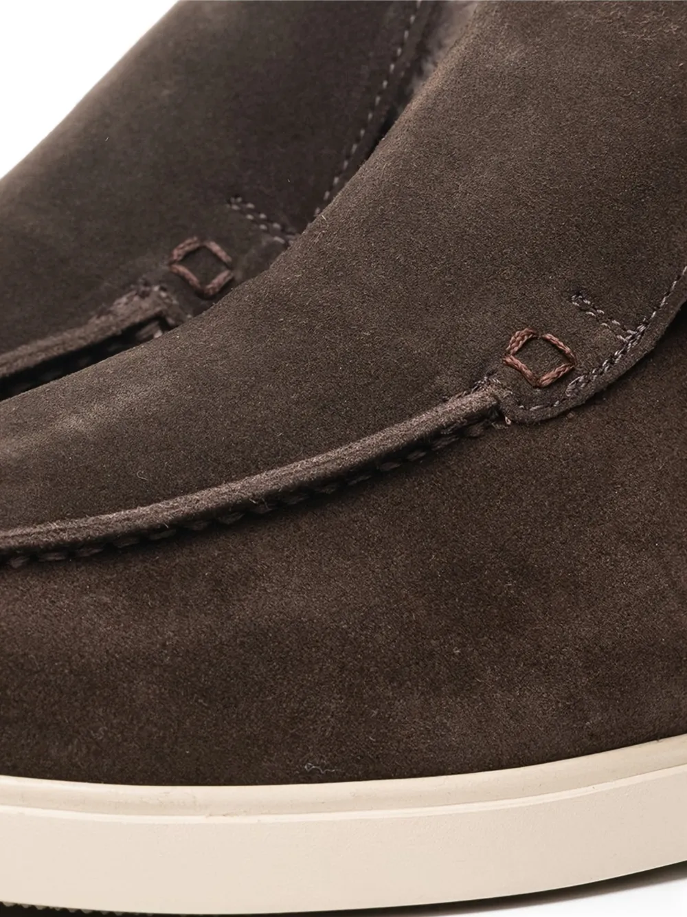 Poche Paris Laarzen met afwerking van bont Bruin