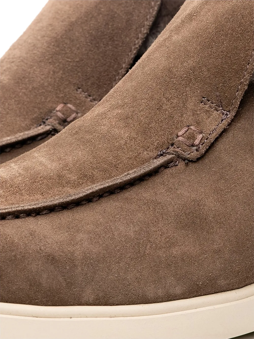 Poche Paris Laarzen met afwerking van bont Bruin