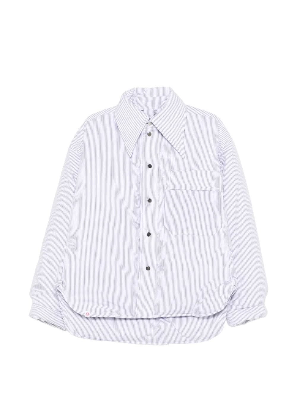 Charles Jeffrey Loverboy Piumino a righe - Bianco