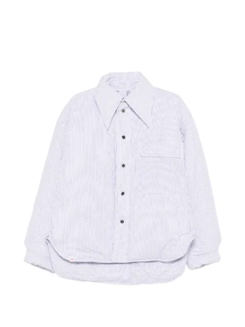 Charles Jeffrey Loverboy striped puffer jacket