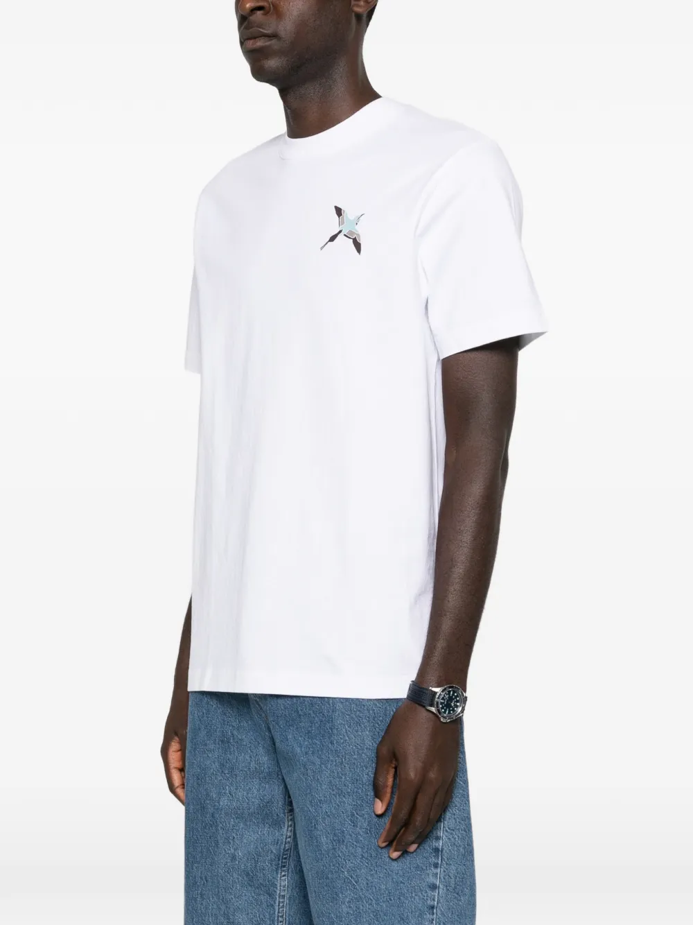 Axel Arigato Micro Bee Bird grafisch T-shirt Wit