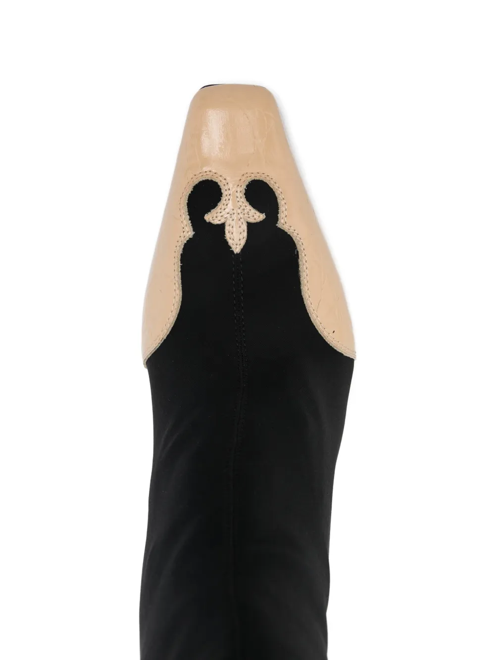 Paris Texas Belle Western enkellaarzen Zwart