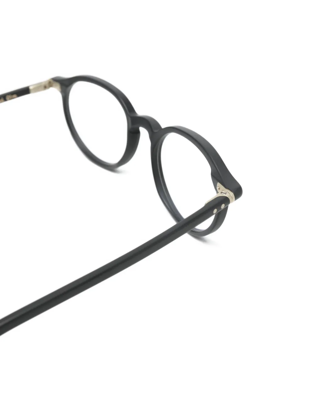  Lunor Round-shape Glasses - Black 