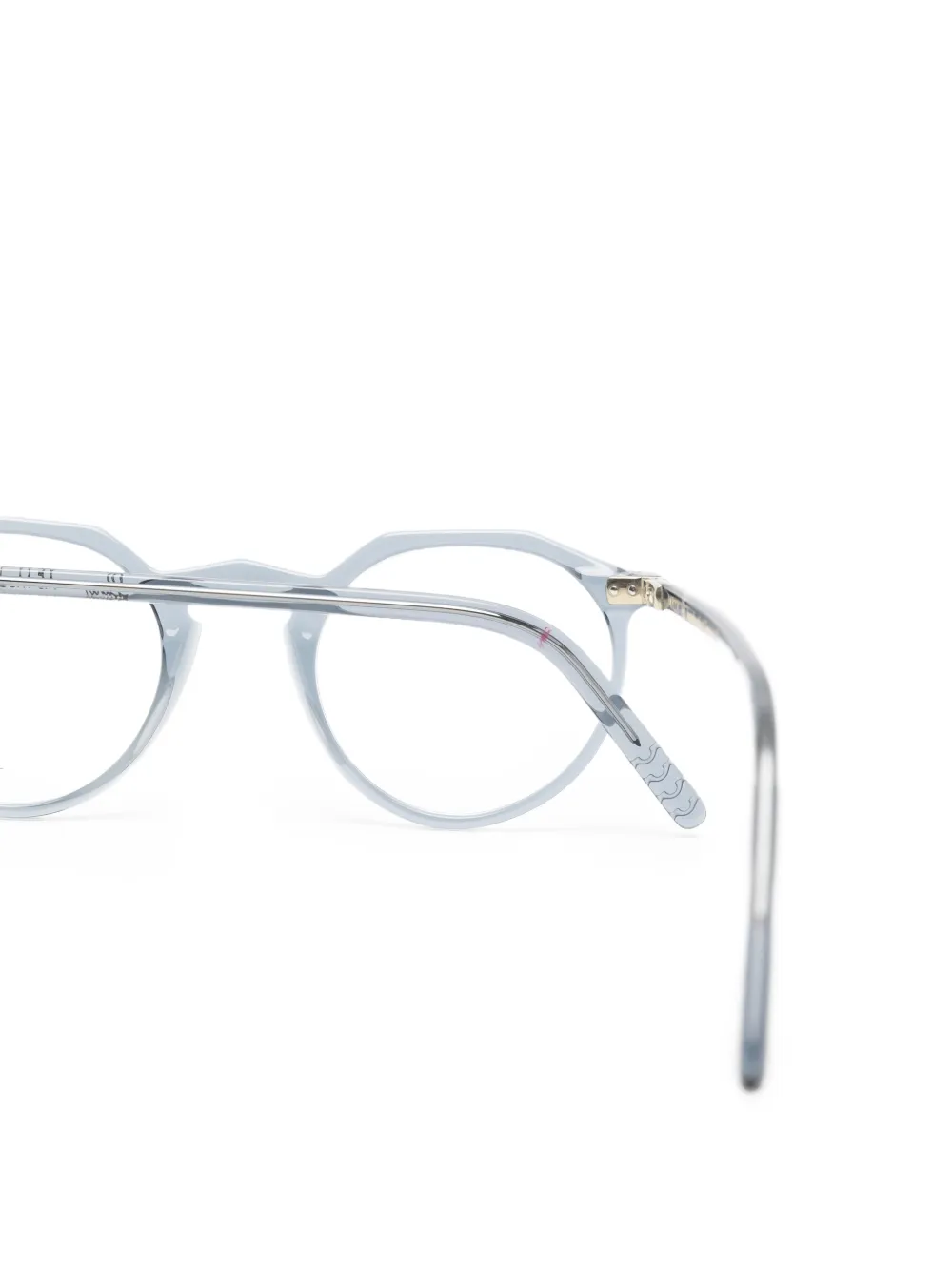  Lunor Round-frame Glasses - Blue 
