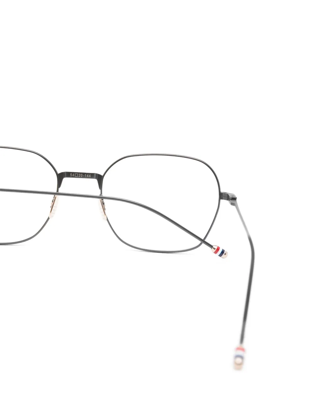Thom Browne Eyewear Bril met geometrisch montuur Grijs