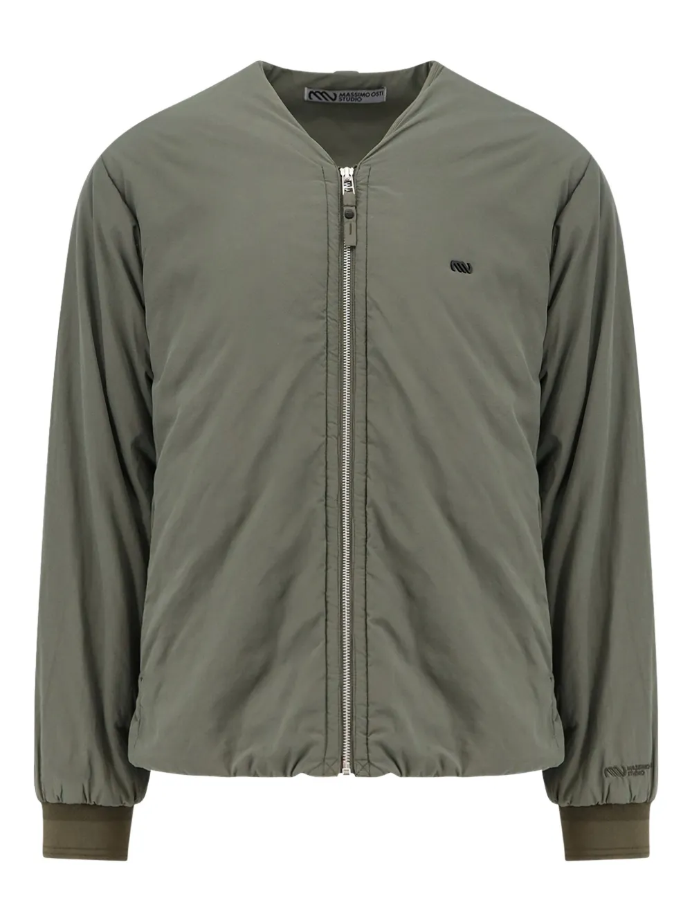 Massimo Osti Studio logo-detail lightweight jacket | Green | Image 1