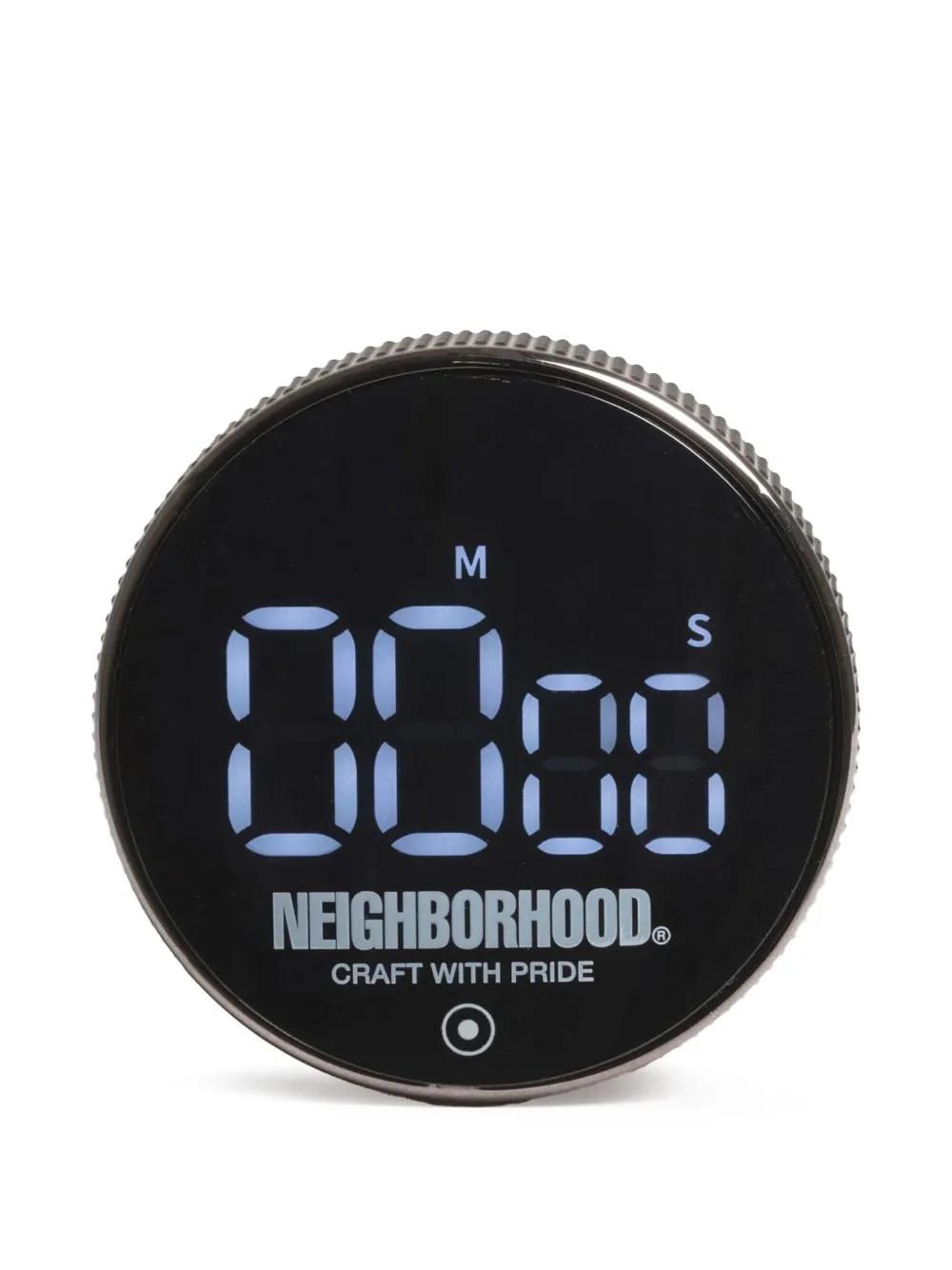 Neighborhood logo-detail kitchen timer (7.8cm) | Black | Image 1
