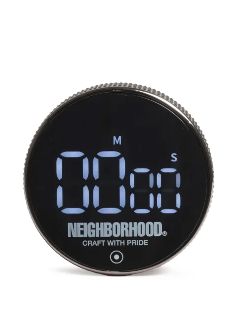 Neighborhood logo-detail kitchen timer (7.8cm)