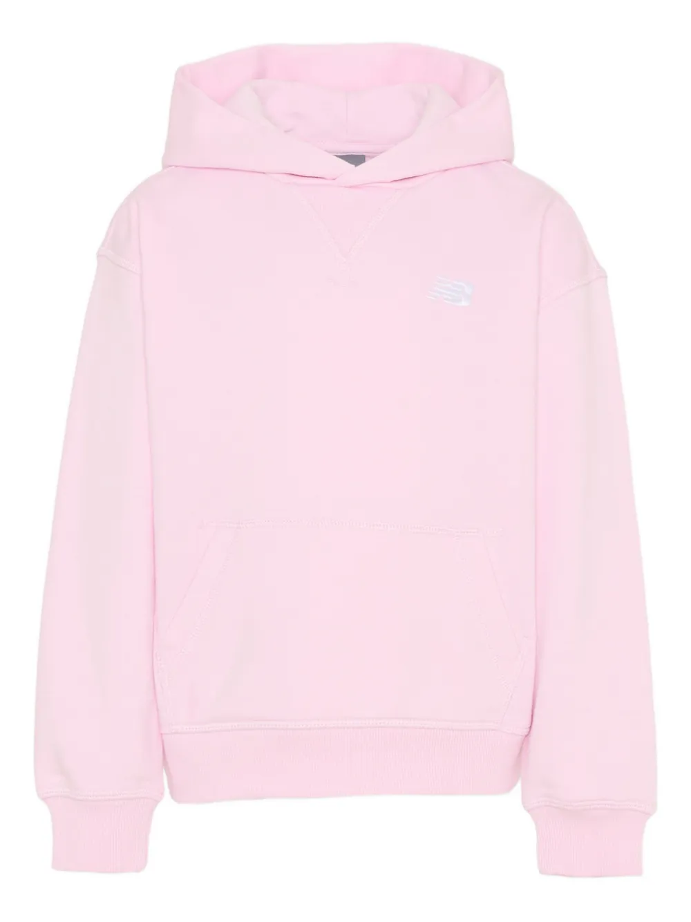 New Balance Kids logo-embroidered hoodie - Rosa
