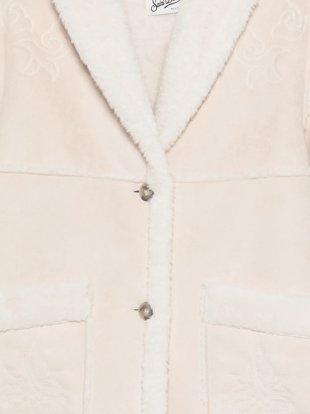  Mc2 Saint Barth Logo-embroidered Jacket - Neutrals 