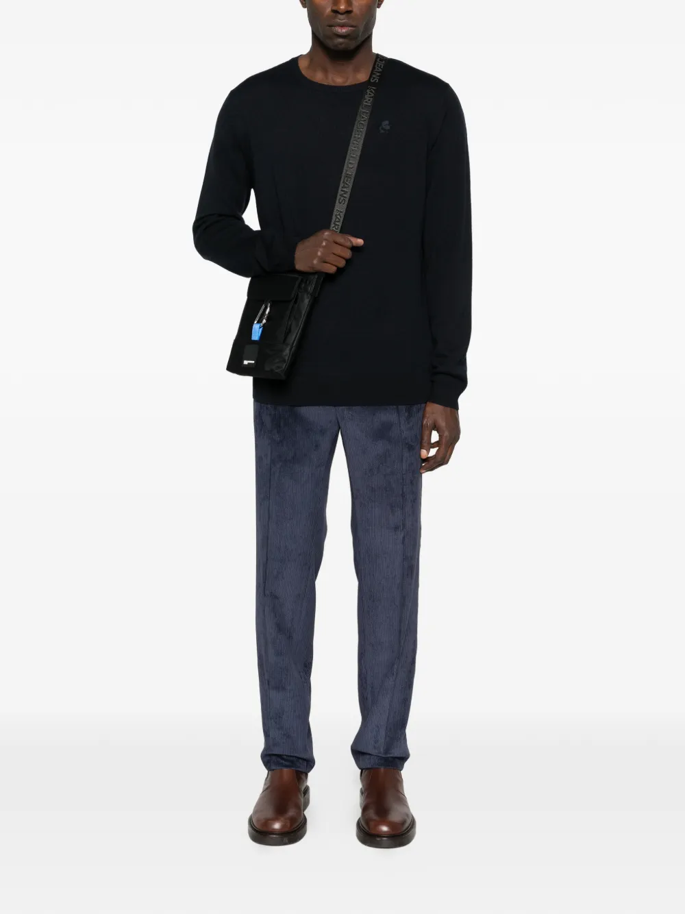 Karl Lagerfeld crew-neck sweater - Blauw