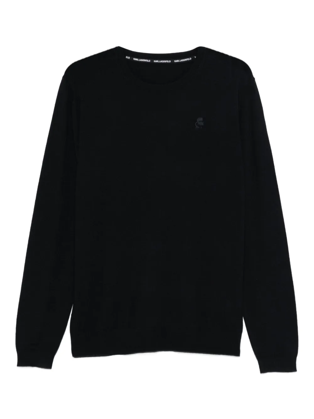 Karl Lagerfeld crew-neck sweater - Blu