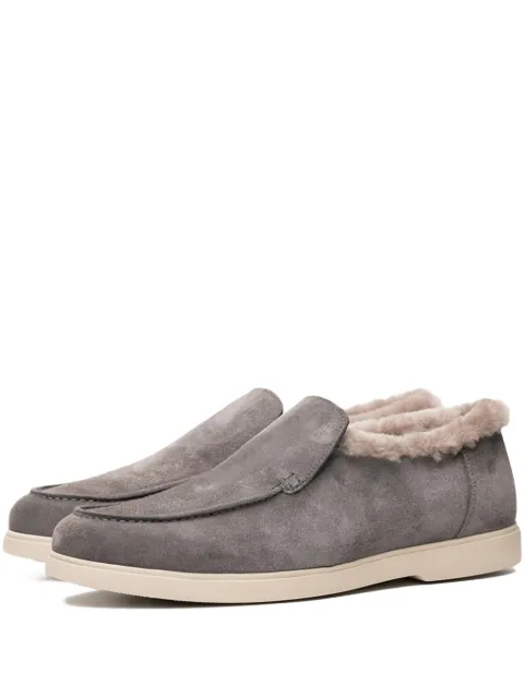 Poche Paris shearling trim loafers