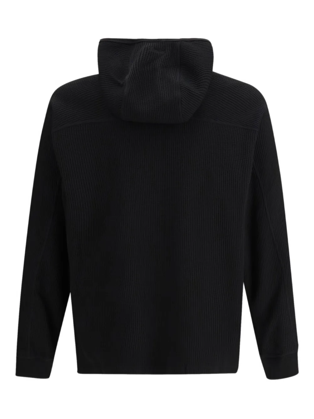 Laminar Waffle-knit Hoodie In Multi