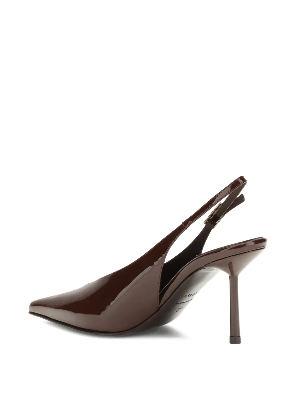 Le Silla 80 mm Clivage slingback pumps Bruin