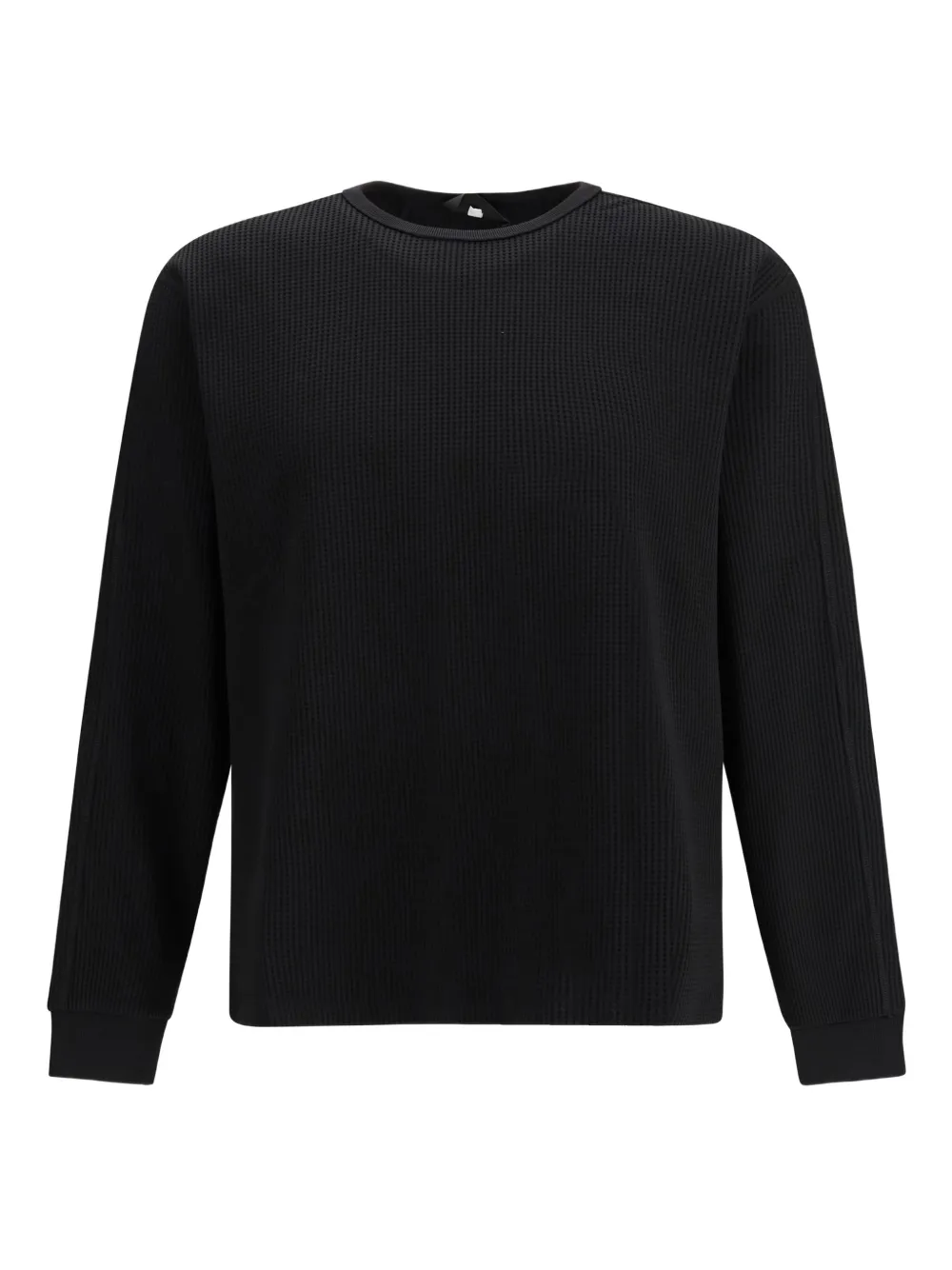 Laminar sweat en maille gaufrée - Noir