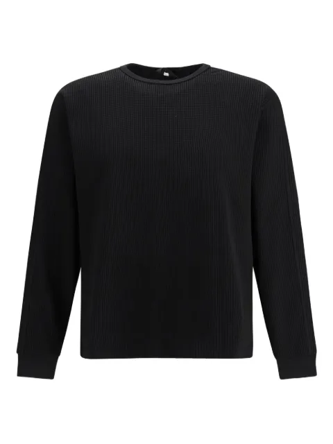 Laminar sudadera de tejido waffle