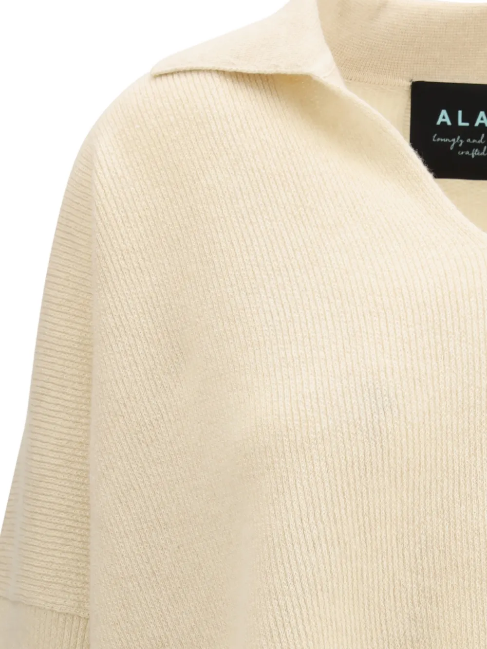Alanui Trui met V-hals Beige