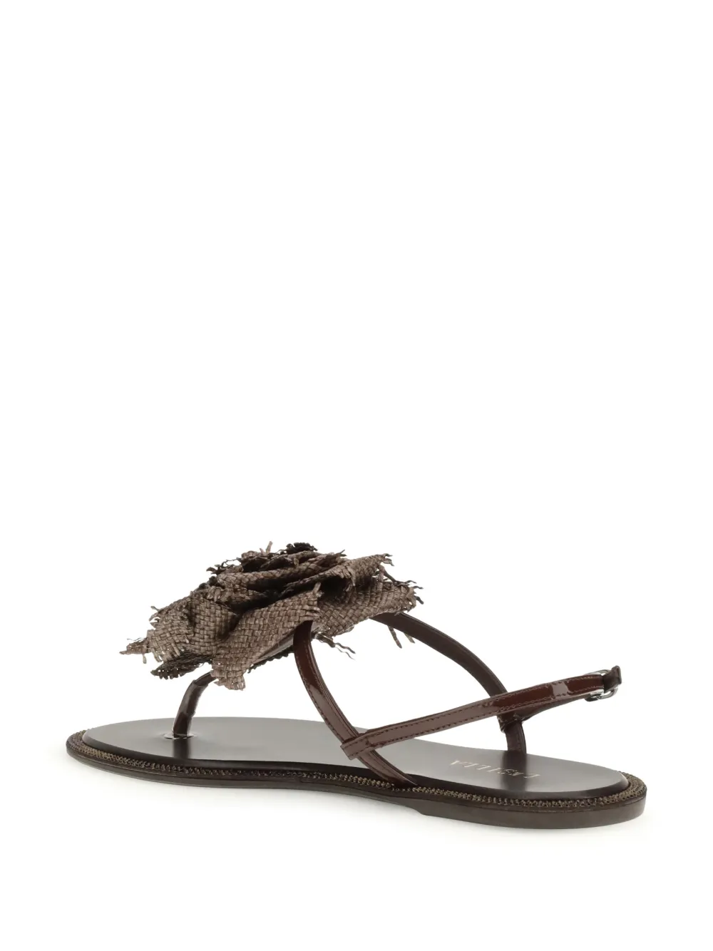 Le Silla Sandalen met plateauzool Bruin