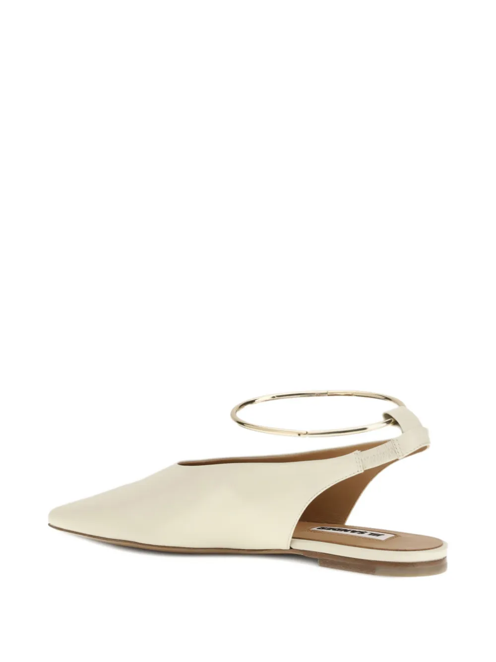 Jil Sander Women Ballet Slingbacks In White