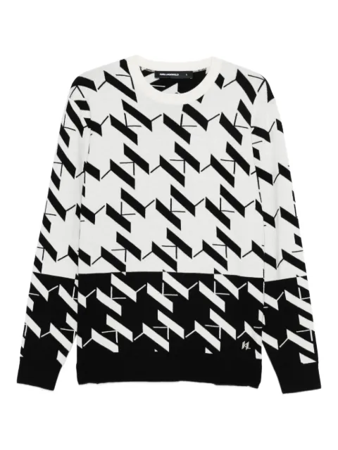 Karl Lagerfeld patterned sweater