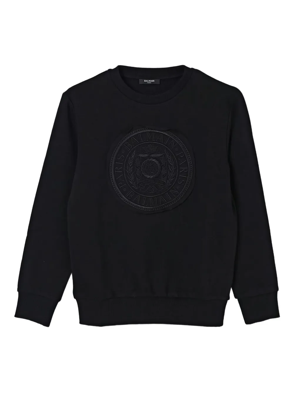 Balmain Kids embossed sweatshirt - Nero