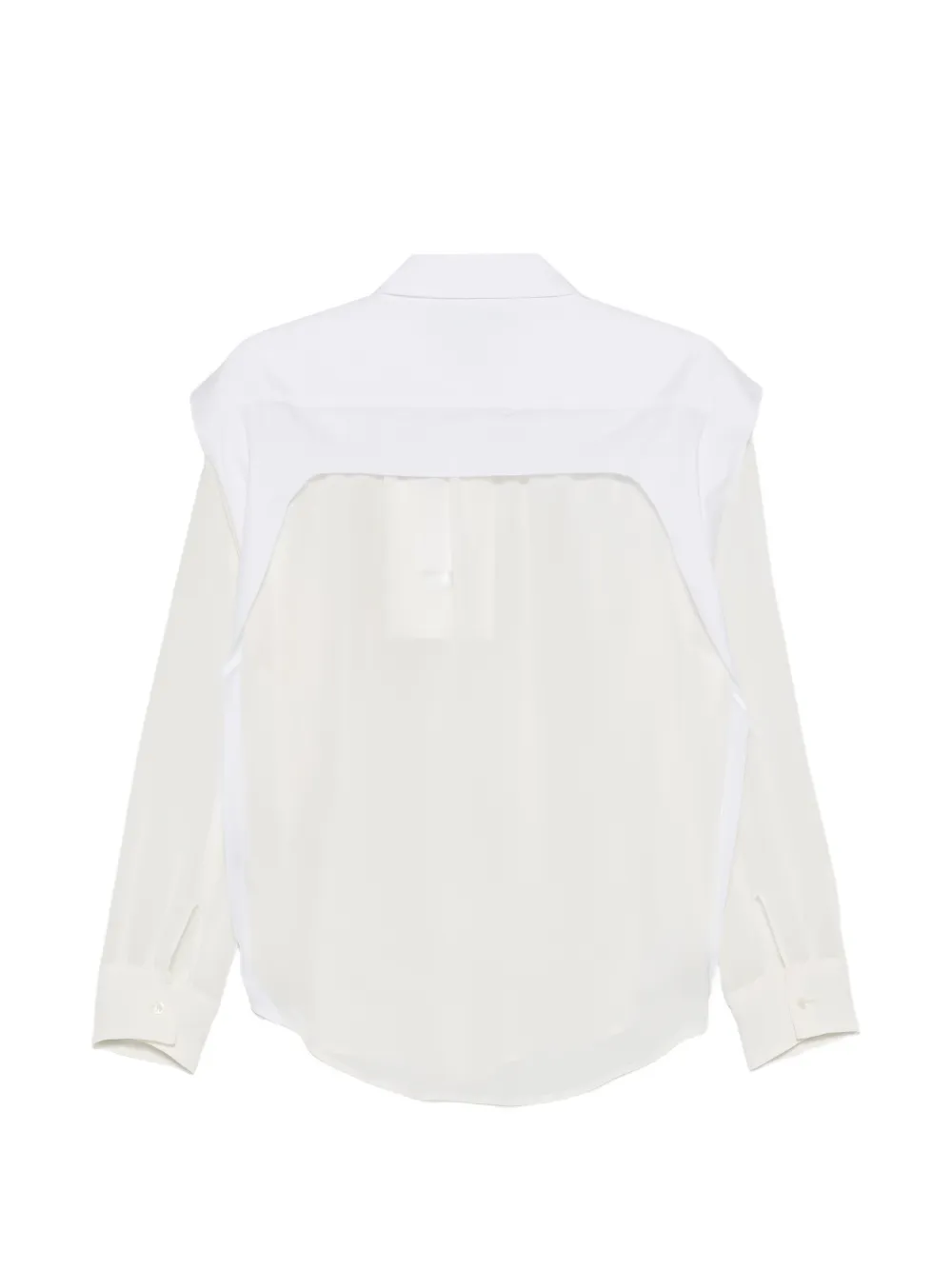  Frenken Camisa Semitranslúcida - Blanco 