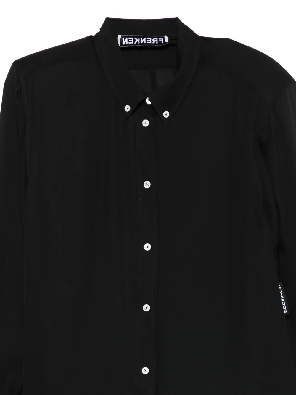  Frenken Camisa Con Botones - Negro 
