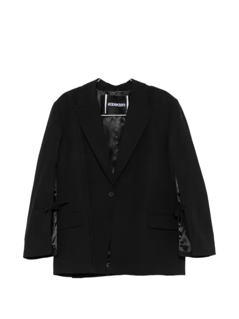 Frenken bow-embellishment blazer
