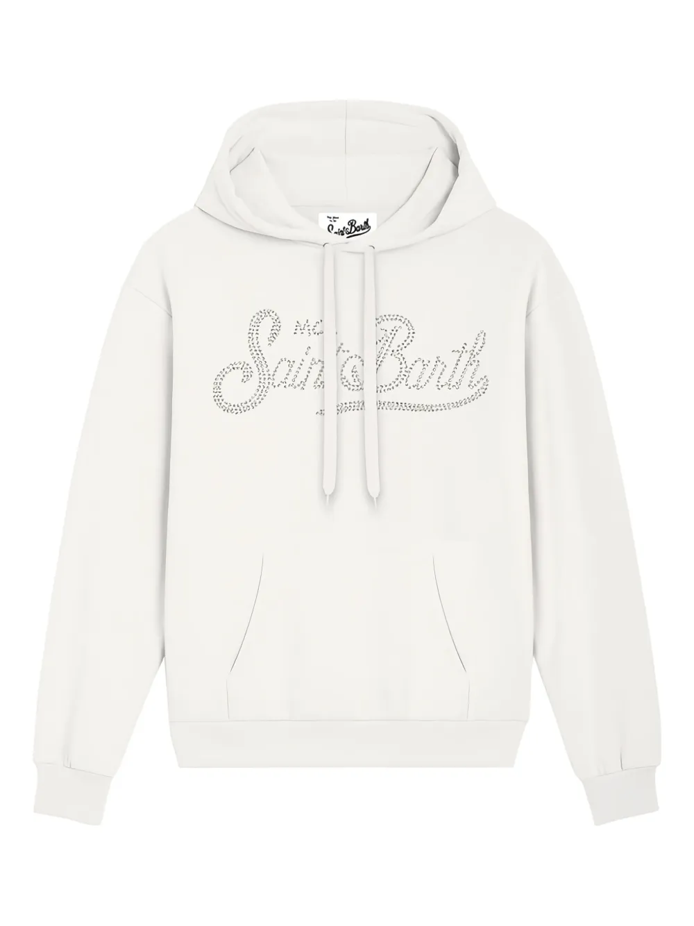 MC2 Saint Barth Virginia strass-print hoodie | White | Image 1