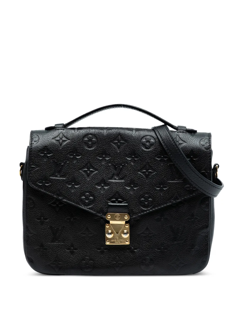 Louis Vuitton Pre-Owned 2017 Monogram Empreinte Pochette Metis satchel - Nero