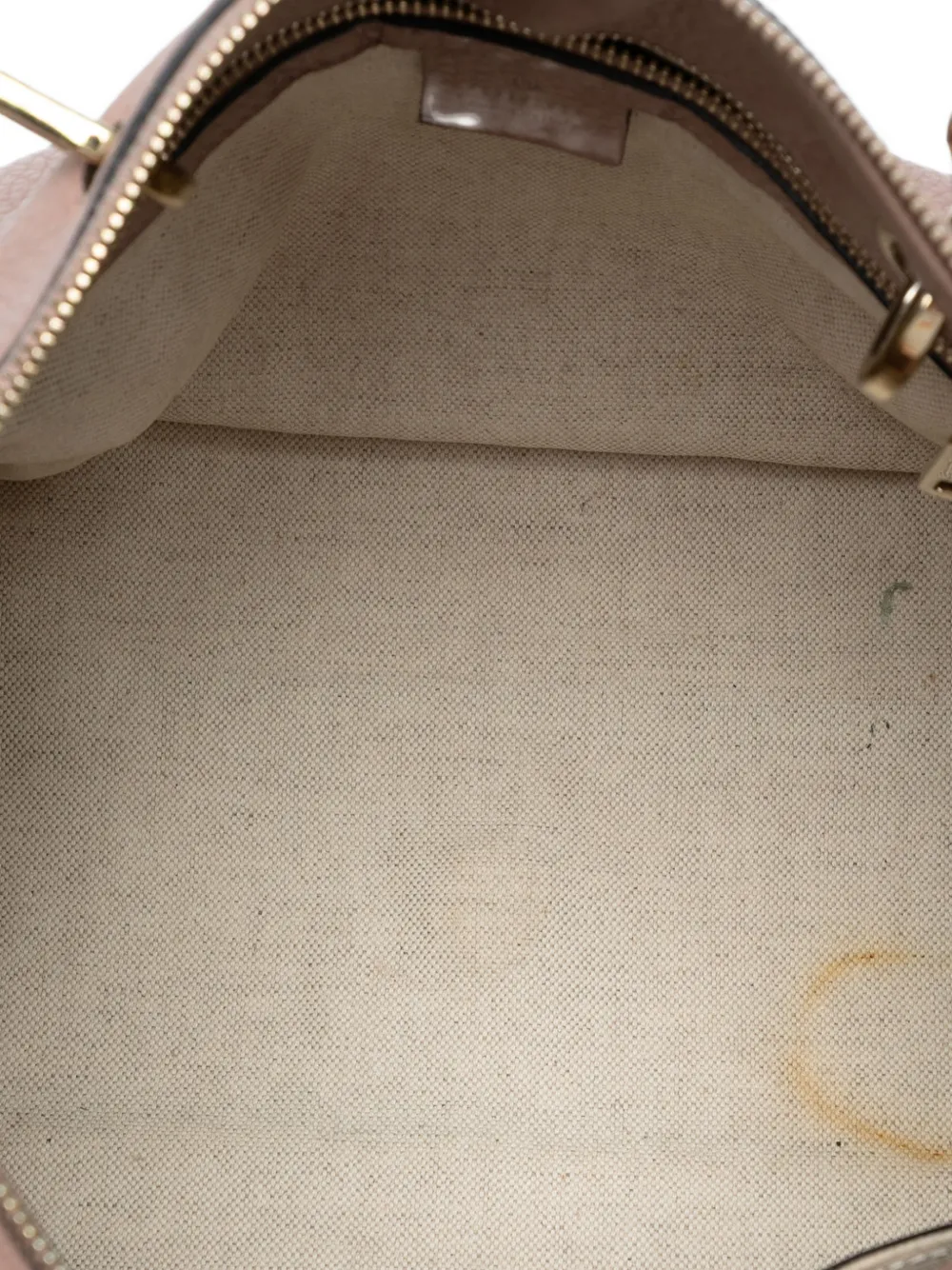 Pre-owned Gucci 2016-2025 Medium Calfskin Bamboo Shopper Boston Bag Satchel In Brown