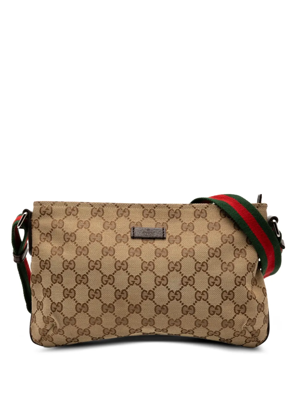 Gucci Pre-Owned 2000-2015 GG Canvas Web crossbody bag - Marrone