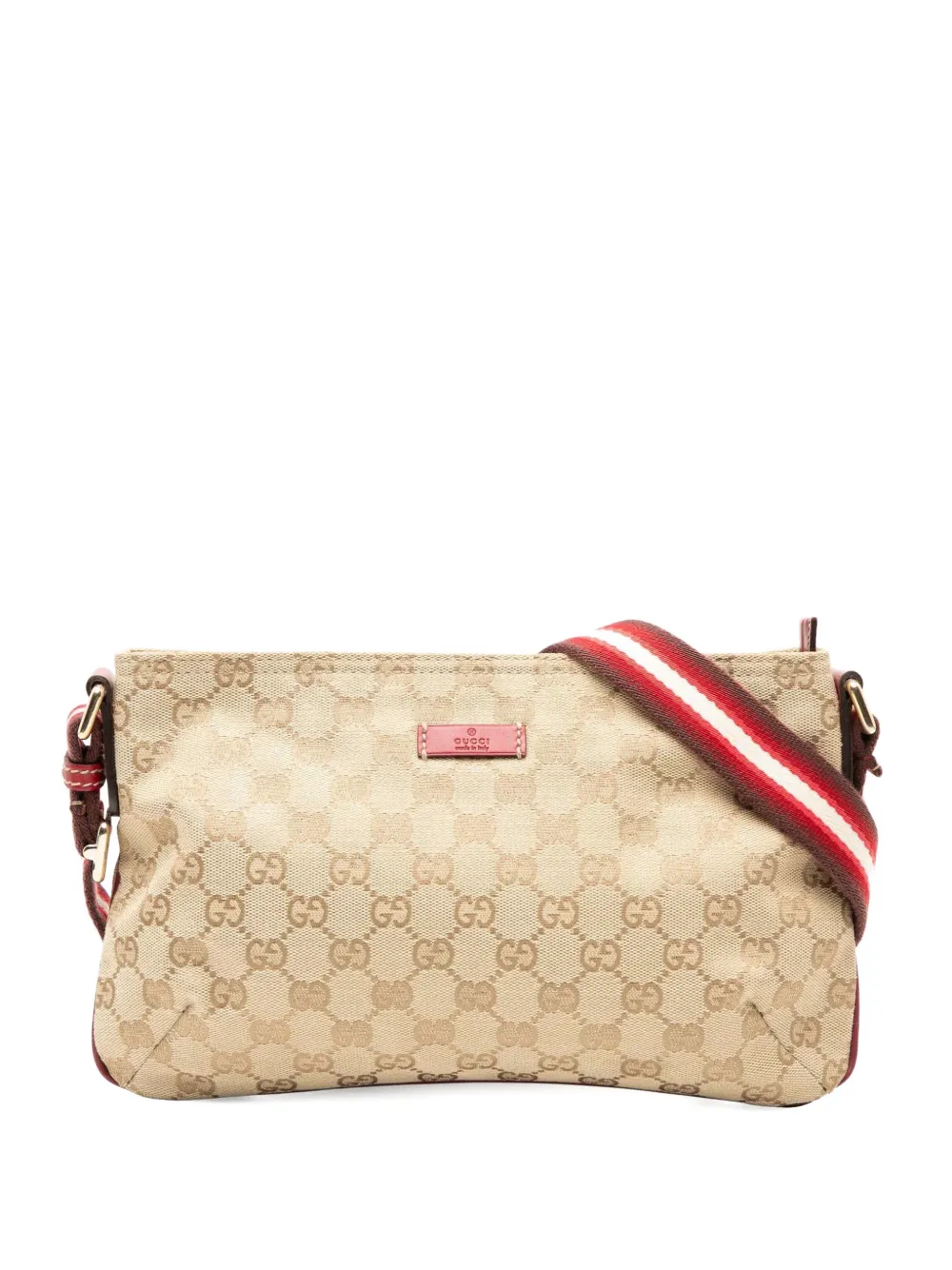 Gucci Pre-Owned 2000-2015 GG Canvas Web crossbody bag | Brown | Image 1
