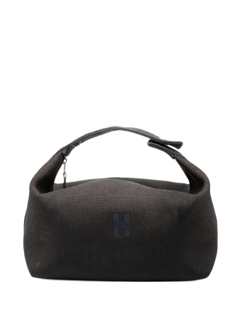 Hermès Pre-Owned 2010-2025 Large Canvas H Plume Bride A Brac Case vanity bag