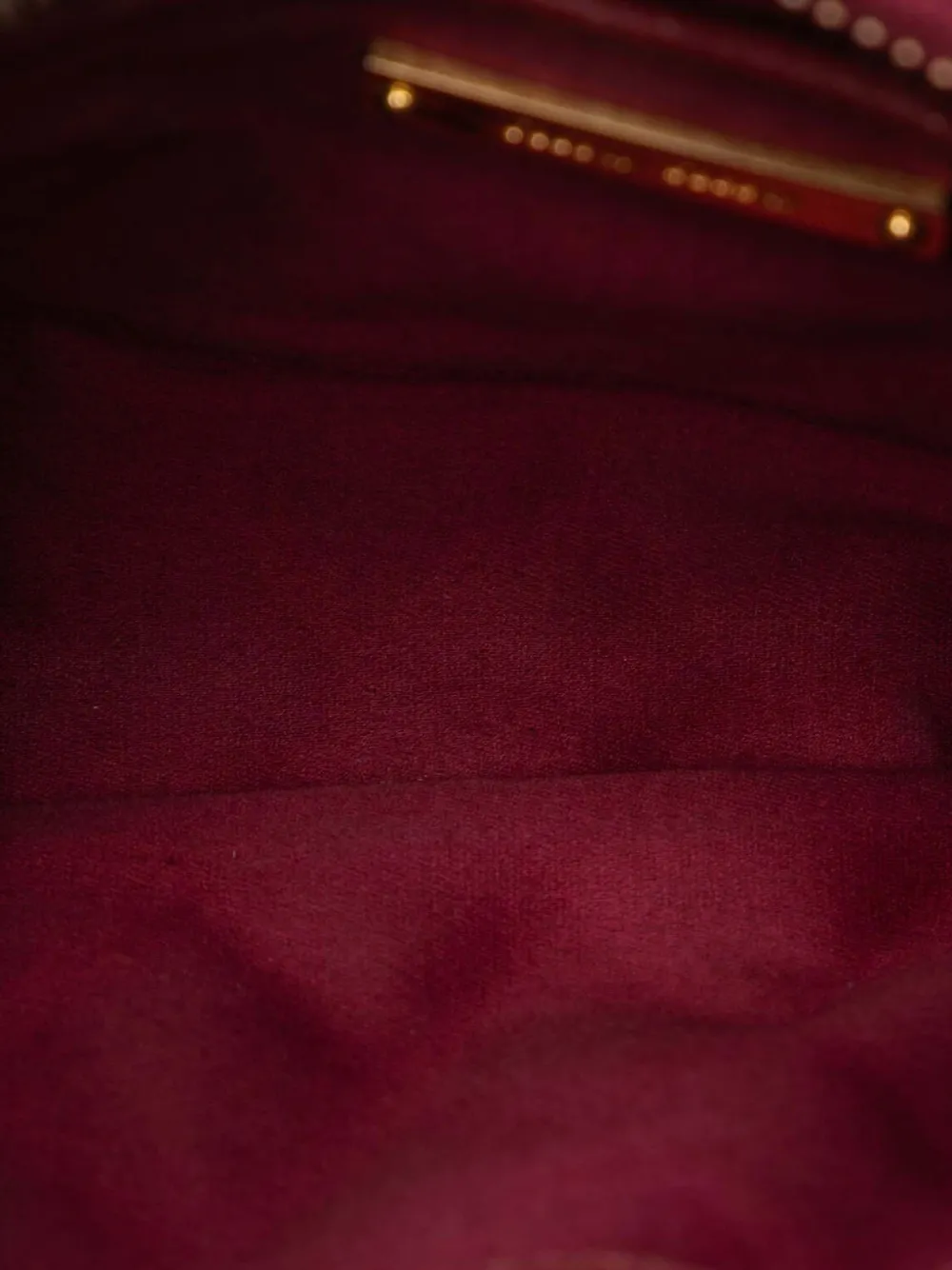 Pre-owned Miu Miu 2000-2025 Matelasse Lambskin Crossbody Bag In Red