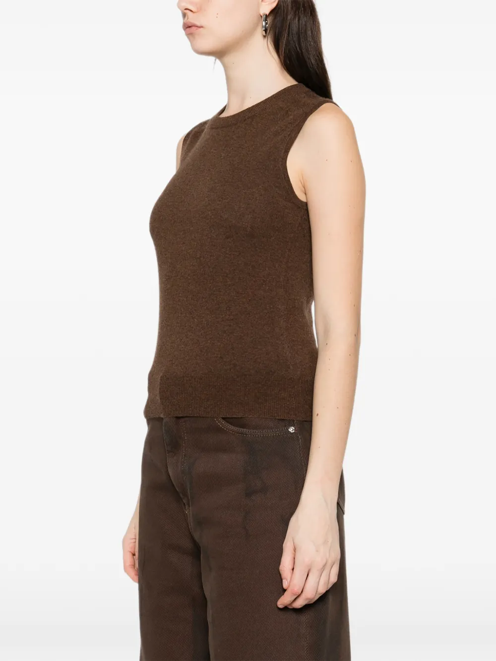  Arch4 Alessandra Knit Top - Brown 