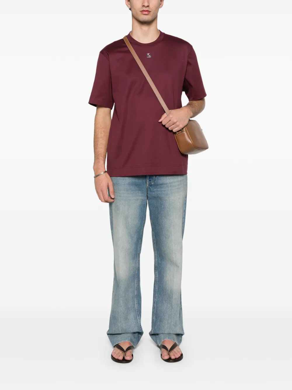 FENDI logo-plaque T-shirt | T-Shirts | Image 2