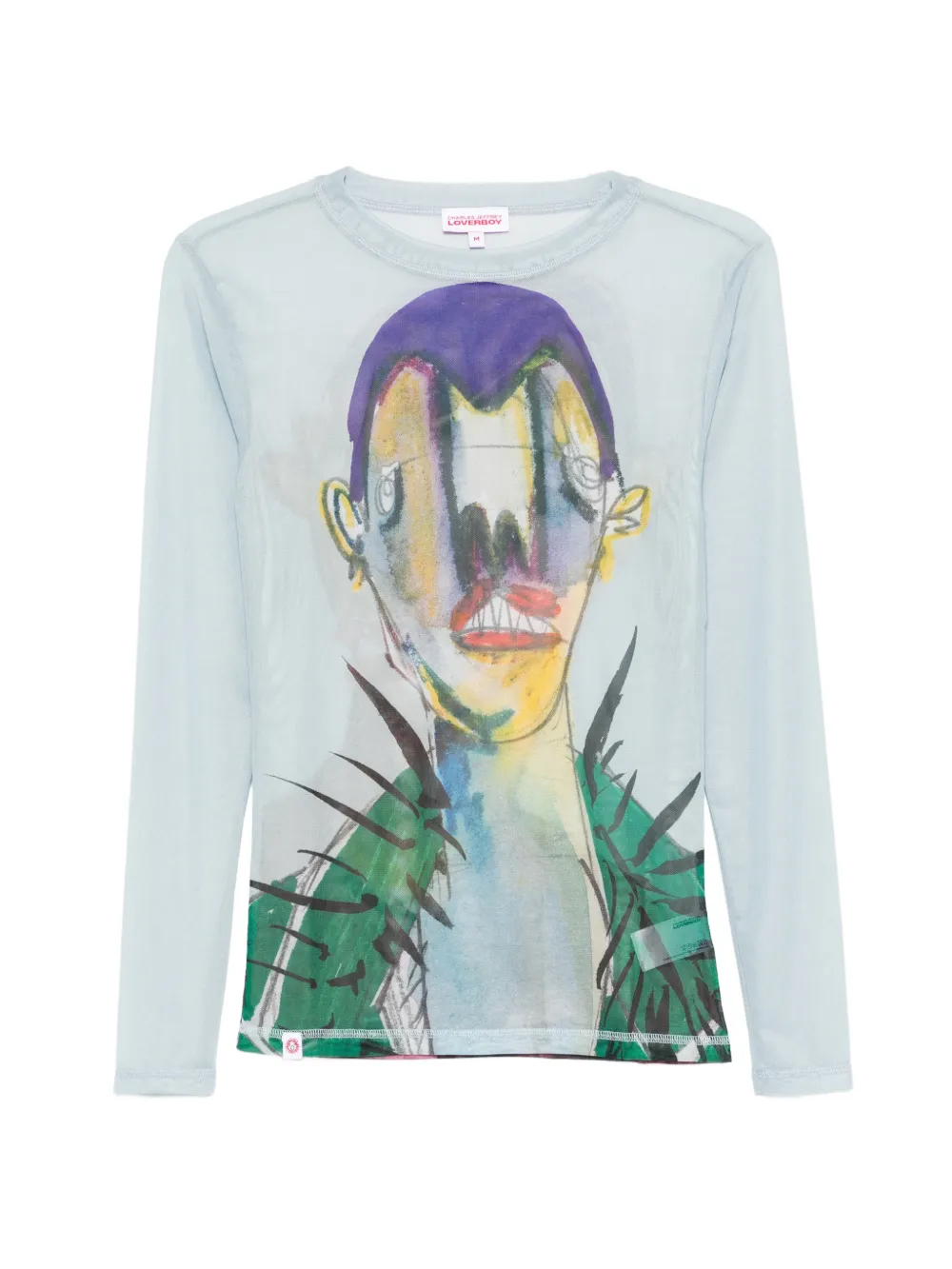 Charles Jeffrey Loverboy T-shirt con stampa - Blu
