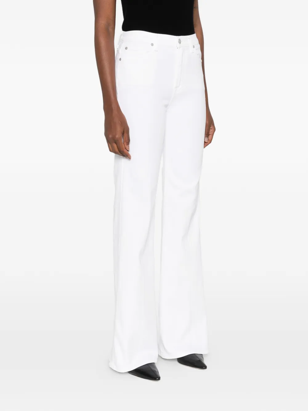  Seven Dojo Logo-label Jeans - White 