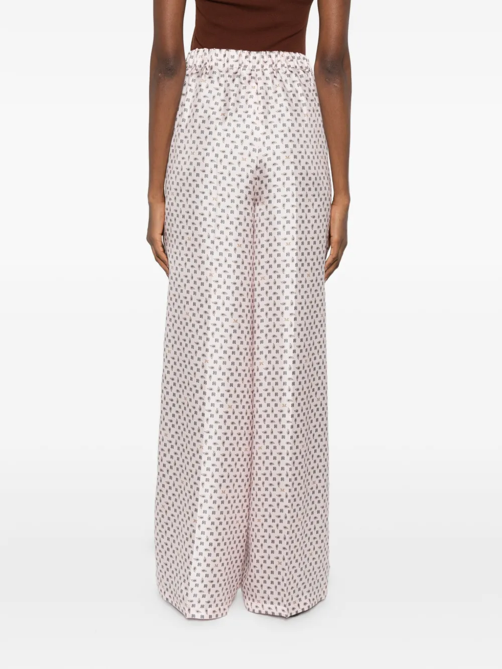 Max Mara x E. Marinella broek met print Roze