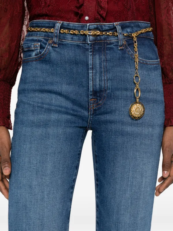 Seven Calça Jeans Com Passantes Para Cinto | Azul | FARFETCH BR
