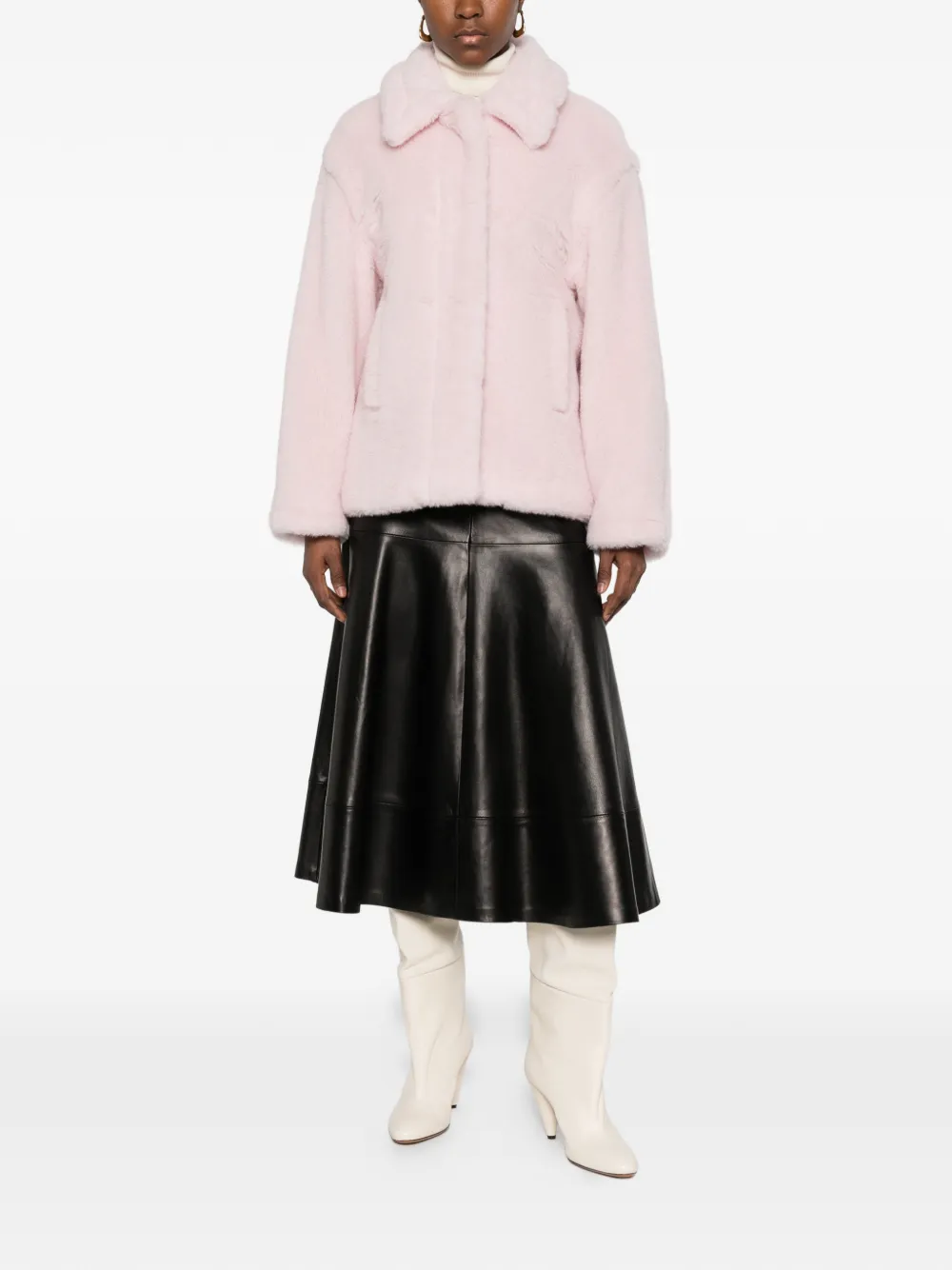 Max Mara collared coat | Faux Fur & Shearling Coats | Image 2