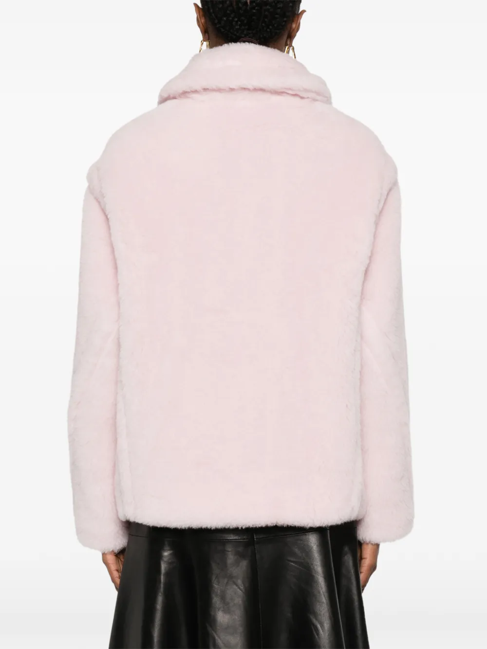 Max Mara Jas met kraag Roze